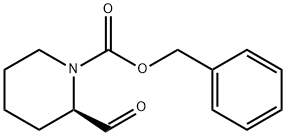 (2R)-Formyl-1-piperidinecarboxylic Acid Phenylmethyl Ester Struktur