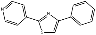 4-Phenyl-2-(4-pyridyl)thiazole, 97% Struktur