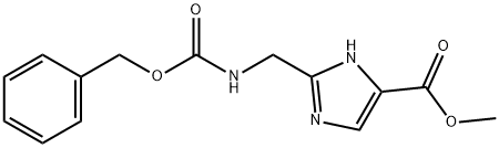 METHYL 2-((BENZYLOXYCARBONYLAMINO)METHYL)-1H-IMIDAZOLE-5-CARBOXYLATE Struktur