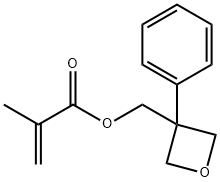 2-Methylacrylic Acid 3-Phenyloxetan-3-yl Ester Struktur