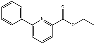 6-Phenylpyridine-2-carboxylic acid ethyl ester Struktur