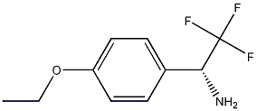 Benzenemethanamine, 4-ethoxy-.alpha.-(trifluoromethyl)-, (.alpha.R)- Struktur