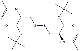 N,N'-Diacetyl-L-cystine Bis(tert-Butyl) Diester Structure