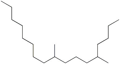 5,9-dimethylheptadecane Struktur