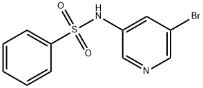 N-(5-bromopyridin-3-yl)benzenesulfonamide Struktur