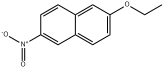 2-Ethoxy-6-nitronaphthalene Struktur