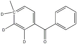 4-Methylbenzophenone-d3 Struktur