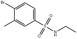 4-Bromo-N-ethyl-3-methylbenzenesulfonamide Struktur