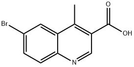 6-Bromo-4-Methylquinoline-3-carboxylic acid Struktur