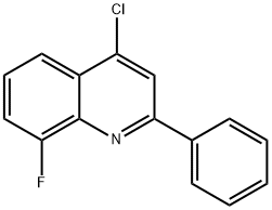 4-Chloro-8-fluoro-2-phenylquinoline Struktur