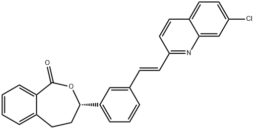 (3S)-3-[3-[(1E)-2-(7-クロロ-2-キノリニル)エテニル]フェニル]-4,5-ジヒドロ-2-ベンゾキセピン-1(3H)-オン