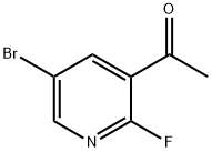 1-(5-Bromo-2-fluoropyridin-3-yl)ethanone Struktur