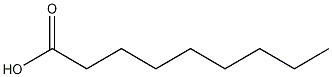 Nonanoic acid Struktur