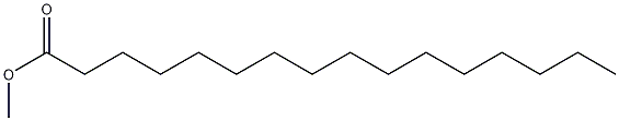 Methyl hexadecanoate Struktur