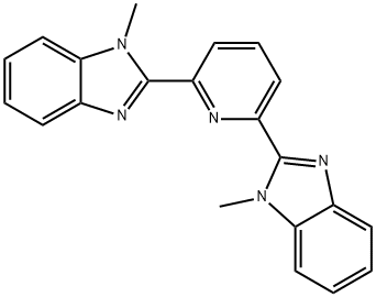 2, 6-Bis(N-methylbenzimidazol-2-yl)pyridine Struktur