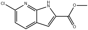 Methyl 6-chloro-1H-pyrrolo[2,3-b]pyridine-2-carboxylate Struktur