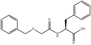 N-[(Phenylmethoxy)acetyl]-L-phenylalanine Struktur