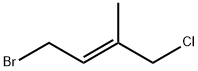 (E)-4-Bromo-1-chloro-2-methyl-2-butene Struktur