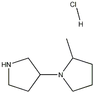 2-methyl-1,3'-bipyrrolidine hydrochloride Struktur