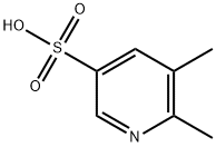 5,6-Dimethylpyridine-3-sulfonic acid Struktur