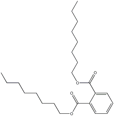 Di-n-octyl phthalate Struktur