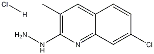 7-Chloro-2-hydrazino-3-methylquinoline hydrochloride Struktur