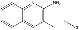 2-Amino-3-methylquinoline hydrochloride Struktur