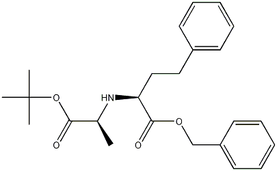 N-[1-(S)-Benzyloxycarbonyl-3-phenylpropyl]-L-alanine tert-Butyl Ester Structure