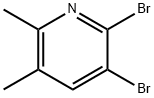 5,6-Dibromo-2,3-dimethylpyridine Struktur