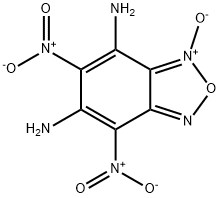 5,7-Diamino-4,6-dinitrobenzofuroxan Struktur