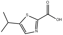 5-iso-Propylthiazole-2-carboxylic acid Struktur