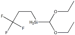 Methyl(3,3,3-trifluoropropyl)diethoxysilane Struktur