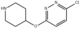 3-Chloro-6-(4-piperidyloxy)pyridazine