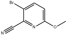 3-Bromo-2-yyano-6-methoxypyridine Struktur