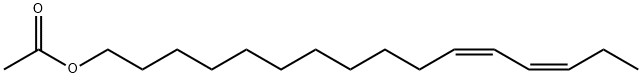 (Z,Z)-11,13-Hexadecadienyl acetate Struktur