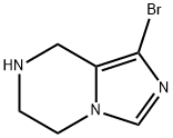 1-BROMO-5,6,7,8-TETRAHYDROIMIDAZO[1,5-A]PYRAZINE Struktur