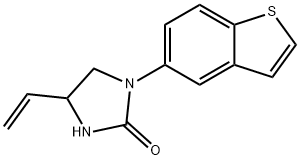 1-(BENZO[B]THIOPHEN-5-YL)-4-VINYLIMIDAZOLIDIN-2-ONE Struktur