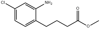 METHYL 4-(2-AMINO-4-CHLOROPHENYL)BUTANOATE Struktur