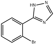 3-(2-Bromophenyl)-4H-1,2,4-triazole Struktur