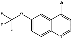 4-Bromo-6-trifluoromethoxyquinoline Struktur