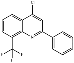 4-Chloro-2-phenyl-8-trifluoromethylquinoline Struktur