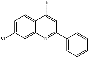 4-Bromo-7-chloro-2-phenylquinoline Struktur