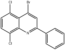 4-Bromo-5,8-dichloro-2-phenylquinoline Struktur