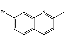 7-Bromo-2,8-dimethylquinoline Struktur