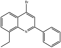 4-Bromo-8-ethyl-2-phenylquinoline Struktur