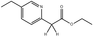 Ethyl(5-Ethyl-2-pyridinyl)-1,1-D2-acetate Struktur