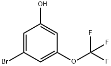 3-Bromo-5-(trifluoromethoxy)phenol Struktur