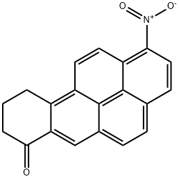 Benzo(A)pyren-7(8H)-one, 9,10-dihydro-1-nitro- Struktur