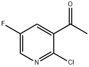 1-(2-Chloro-5-fluoropyridin-3-yl)ethanone Struktur