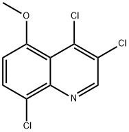 5-Methoxy-3,4,8-trichloroquinoline Struktur